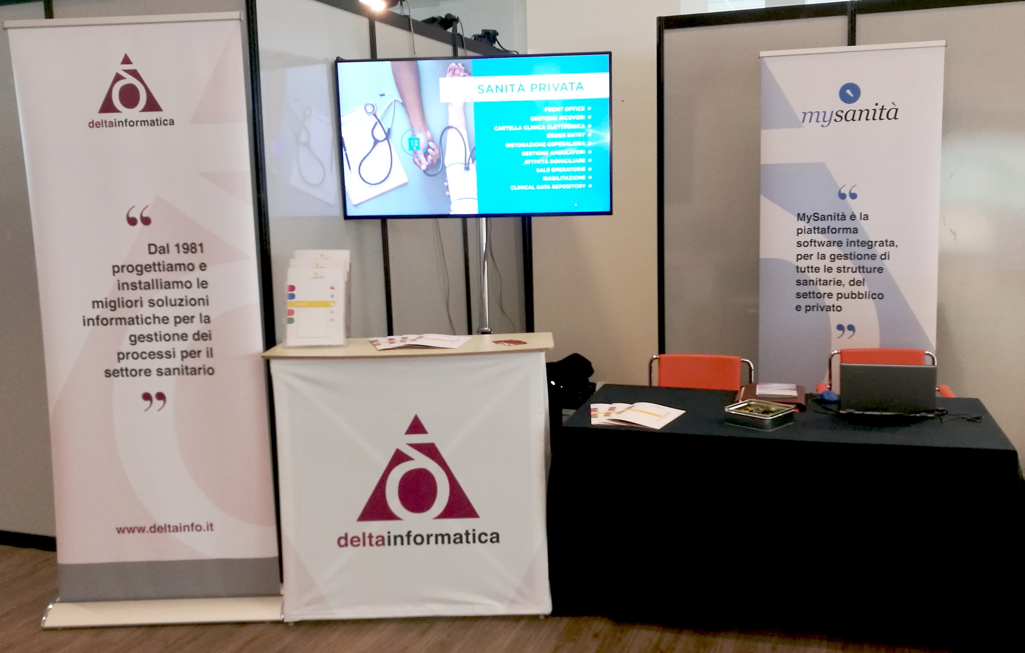 Stand Mysanita hospice al SICP di Riccione 2018